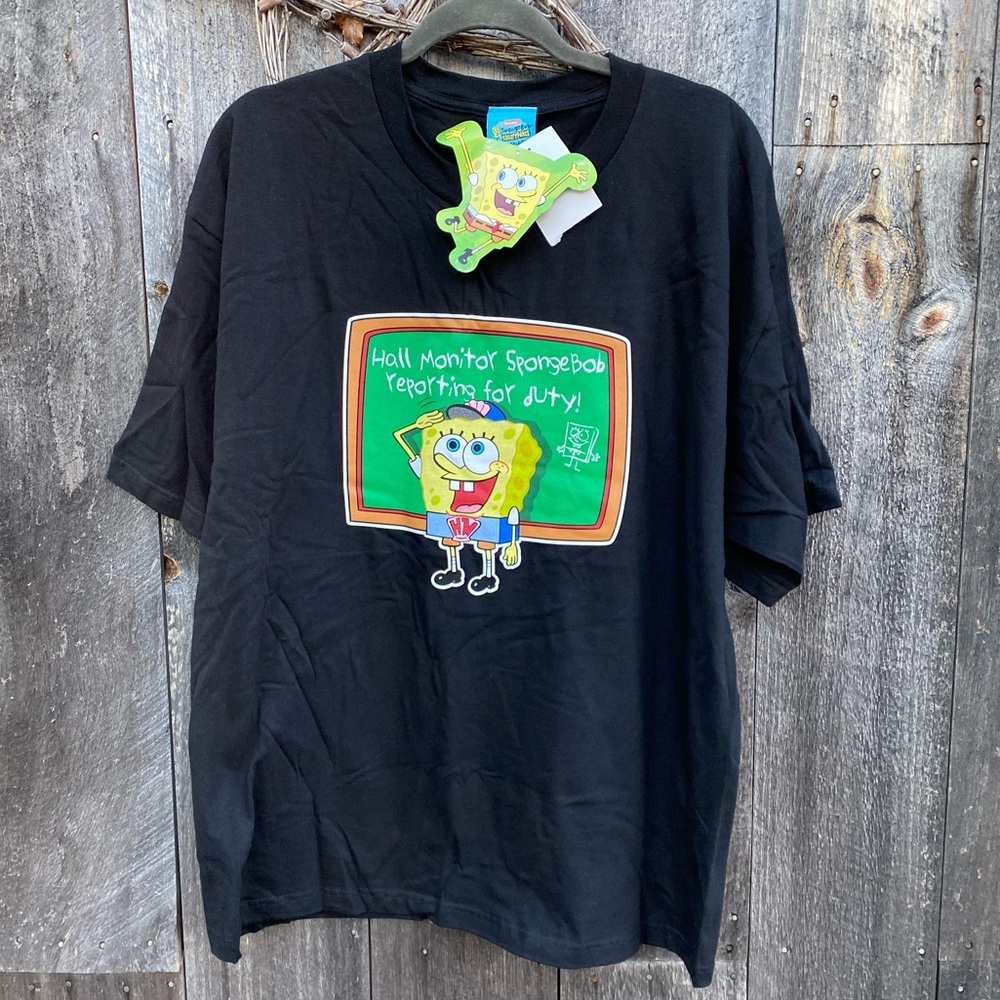 02’ Spongebob hall monitor tee